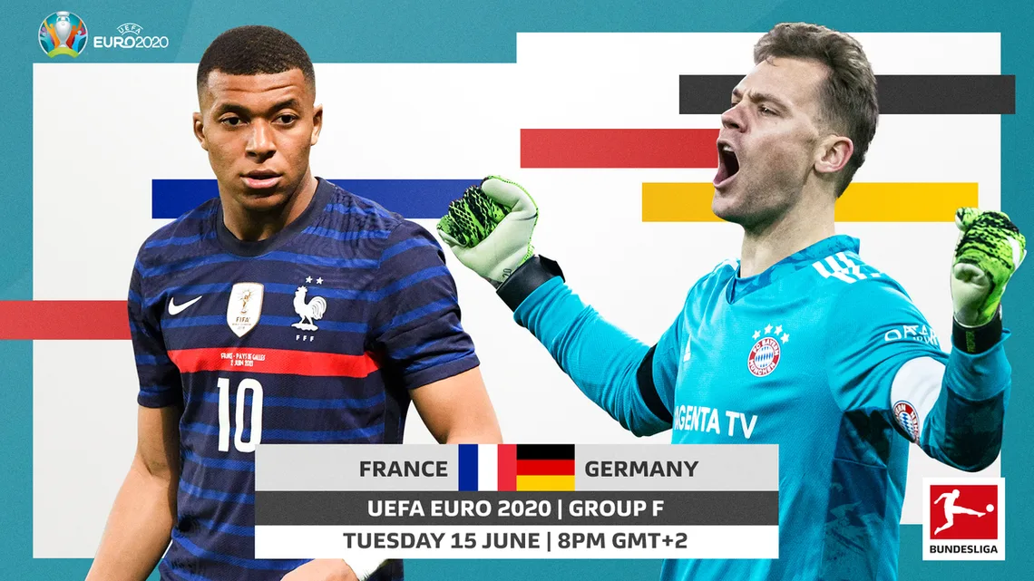 Trực tiếp bóng đá Pháp vs Đức 2h00 ngày 16/6 bảng F EURO 2021, link trực tiếp HD VTV3