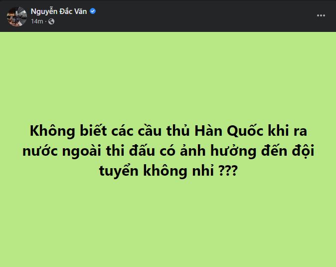 HLV Park lo ĐT Việt Nam mất ng&ocirc;i sao số 1, người đại diện Quang Hải bất ngờ gửi th&ocirc;ng điệp đanh th&eacute;p