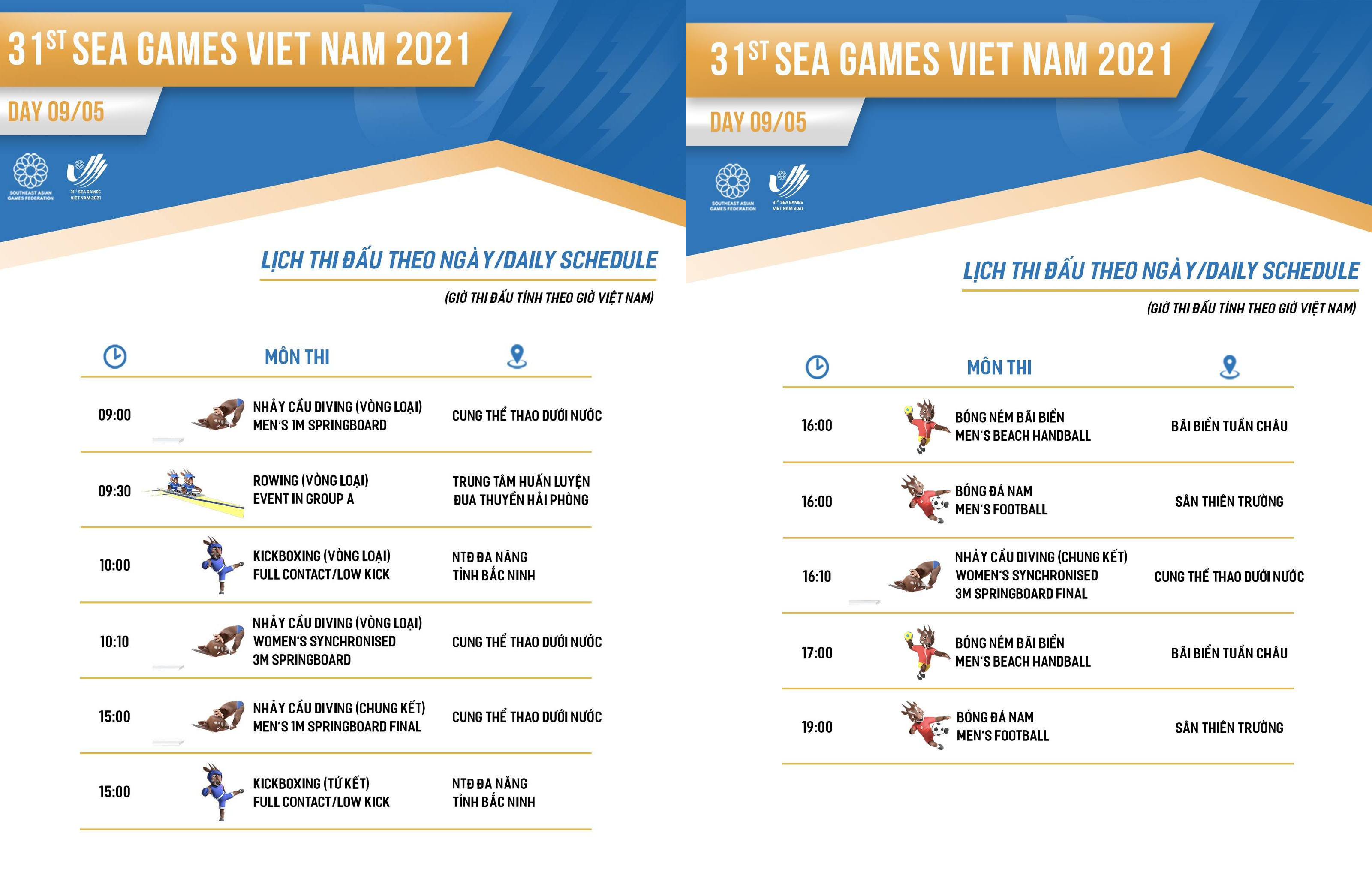 Trực tiếp SEA Games 31 ngày 9/5:U23 Việt Nam đón tin vui; Đoàn thể thao Việt Nam giành HCV đầu tiên?