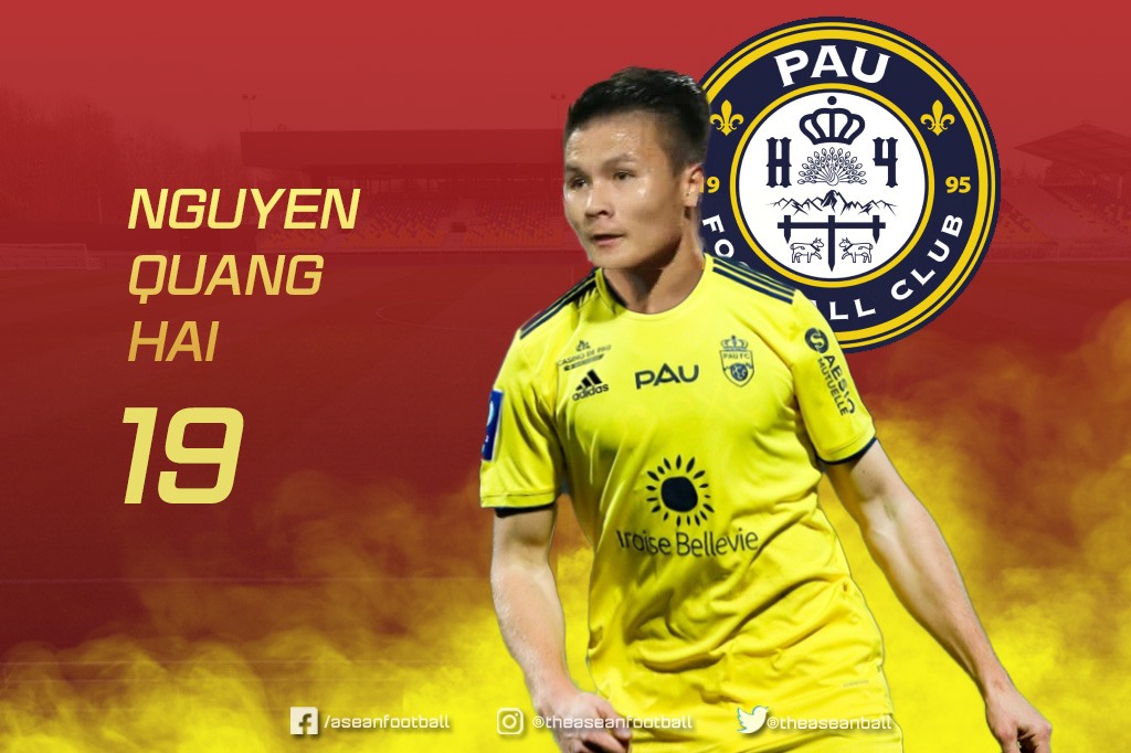 Quang Hải gây sốt trước truyền thông Pháp, ngôi sao số một ĐT Việt Nam sáng cửa đá chính tại Pau FC?