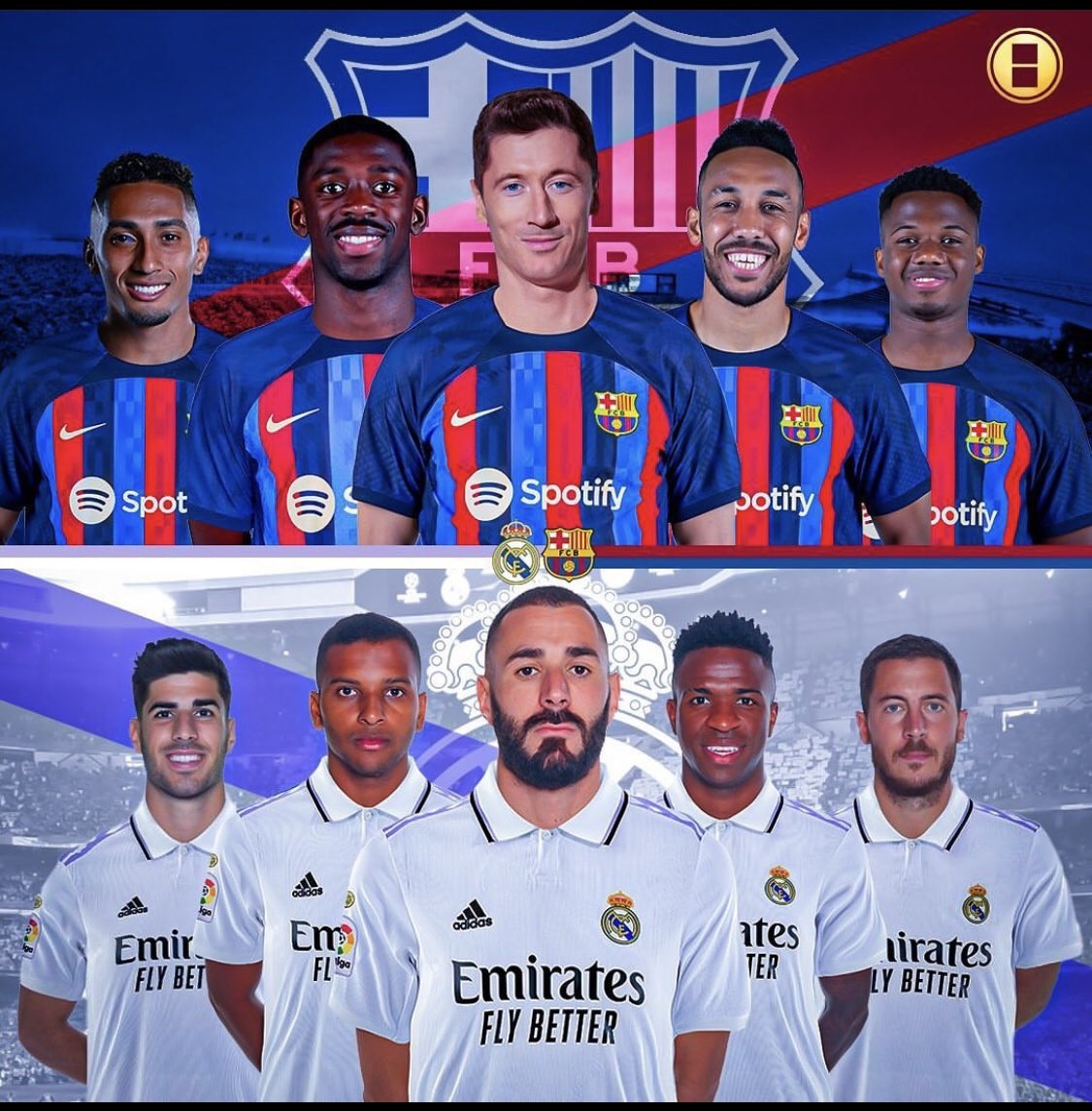 Xem trực tiếp bóng đá Real Madrid vs Barcelona ở đâu, kênh nào? Link xem trực tiếp El Clasico FullHD