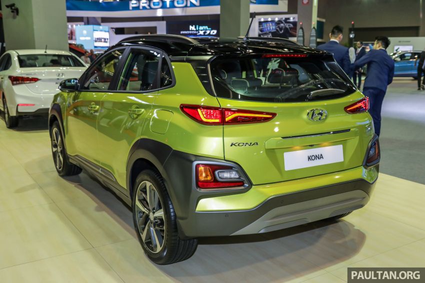 Hyundai Kona 2021, màu xanh lá cây