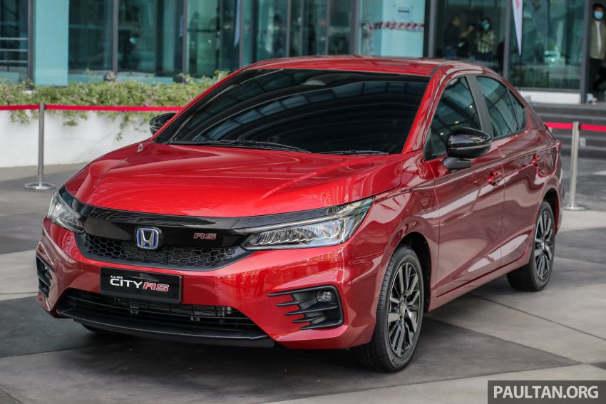 Honda City 2020 m&agrave;u đỏ, bản tại Malaysia