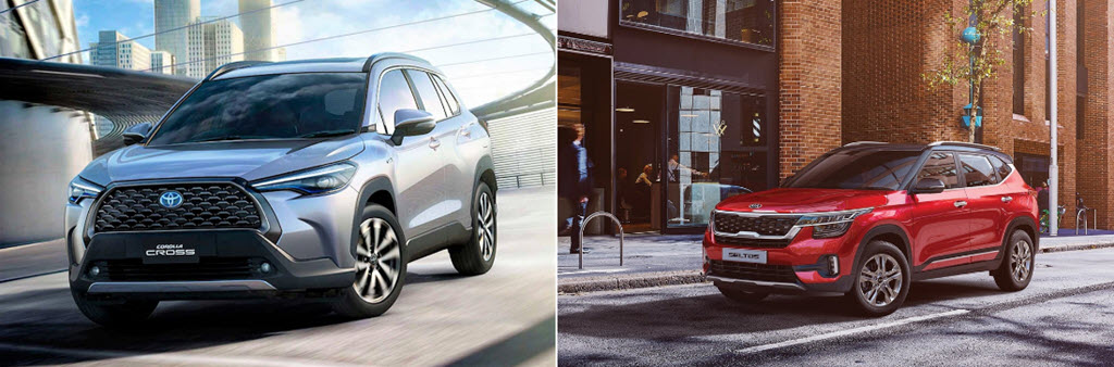 So sánh Toyota Corolla Cross 2020 và Kia Seltos 2020