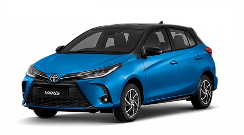 Toyota Yaris 2021, bản mới nhất, màu xanh