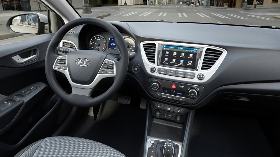 Nội thất của Hyundai Accent 2020