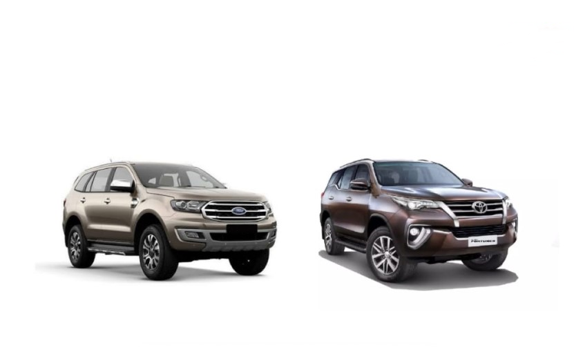 So sánh Toyota Fortuner và Ford Everest 2020 về giá bán