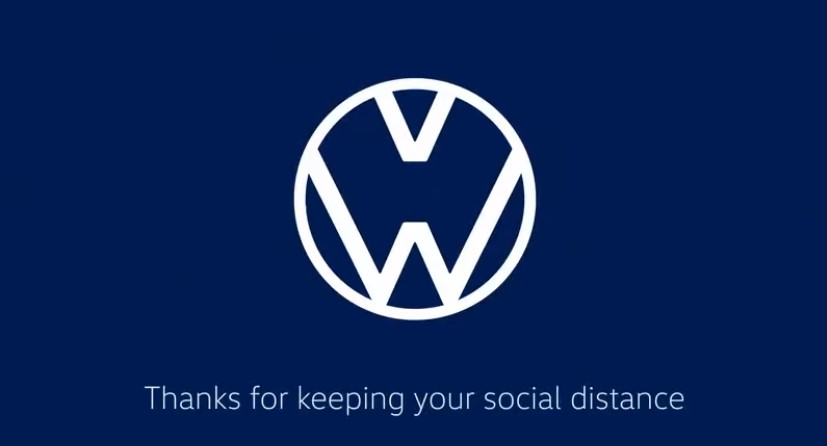 Hưởng ứng phong trào cách ly xã hội, Audi ra mắt logo mới phong cách 