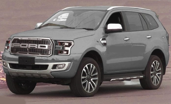 Ford Everest 2020 gây choáng với phần đầu xe mang phong cách Ford Ranger Raptor