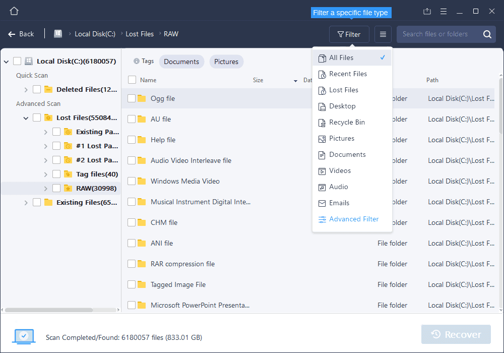 Hướng dẫn khôi phục dữ liệu dễ dàng với Easeus Data Recovery Wizard