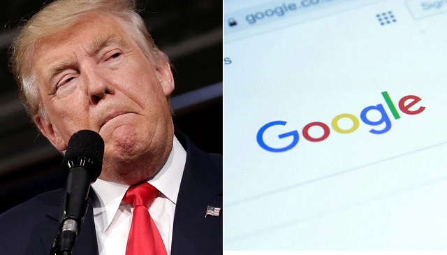 Donal Trump dằn mặt Google