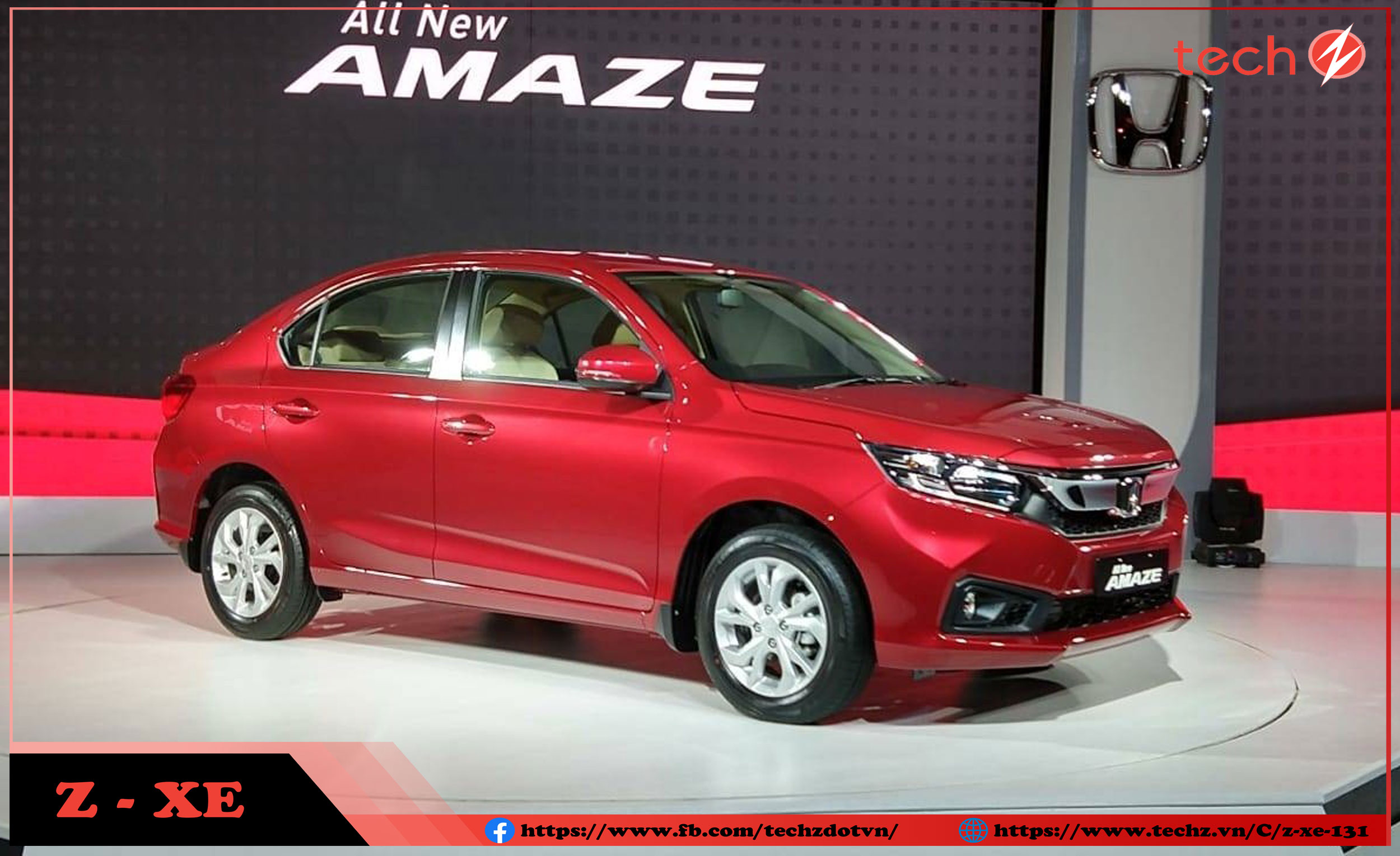 Honda Amaze 2021  Sedan cỡ nhỏ giá rẻ trình làng thị trường Ấn Độ