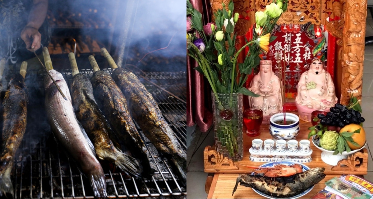 Ý nghĩa của cá lóc nướng, vì sao người dân đổ xô đi mua cá lóc cúng ngày  vía Thần Tài hàng năm?