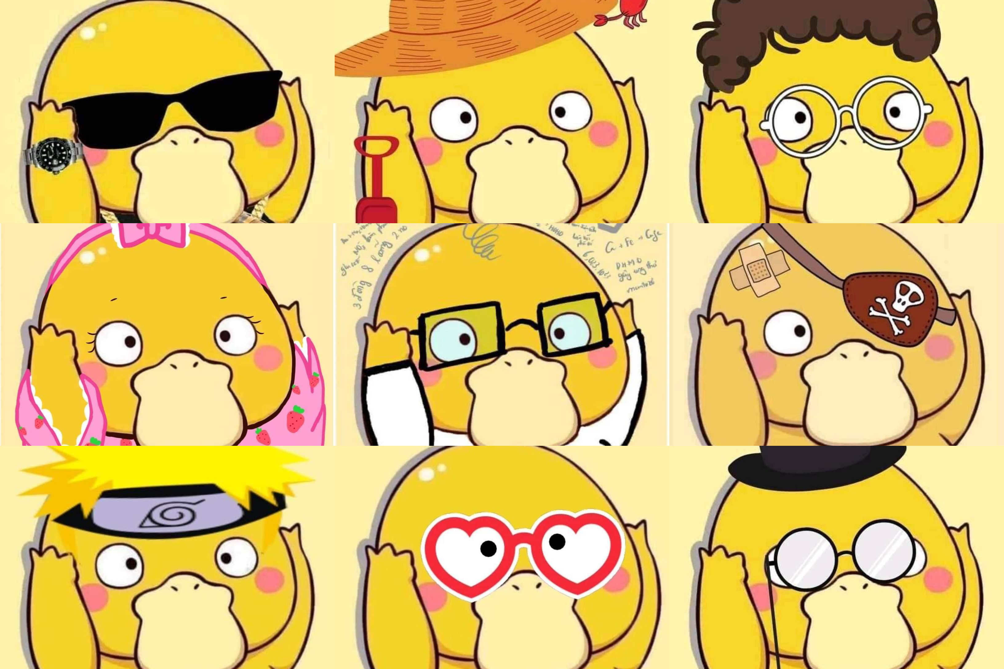 Dân mạng đú trend facebook đổi avatar thành con vịt vàng trong series  Pokémon nổi tiếng