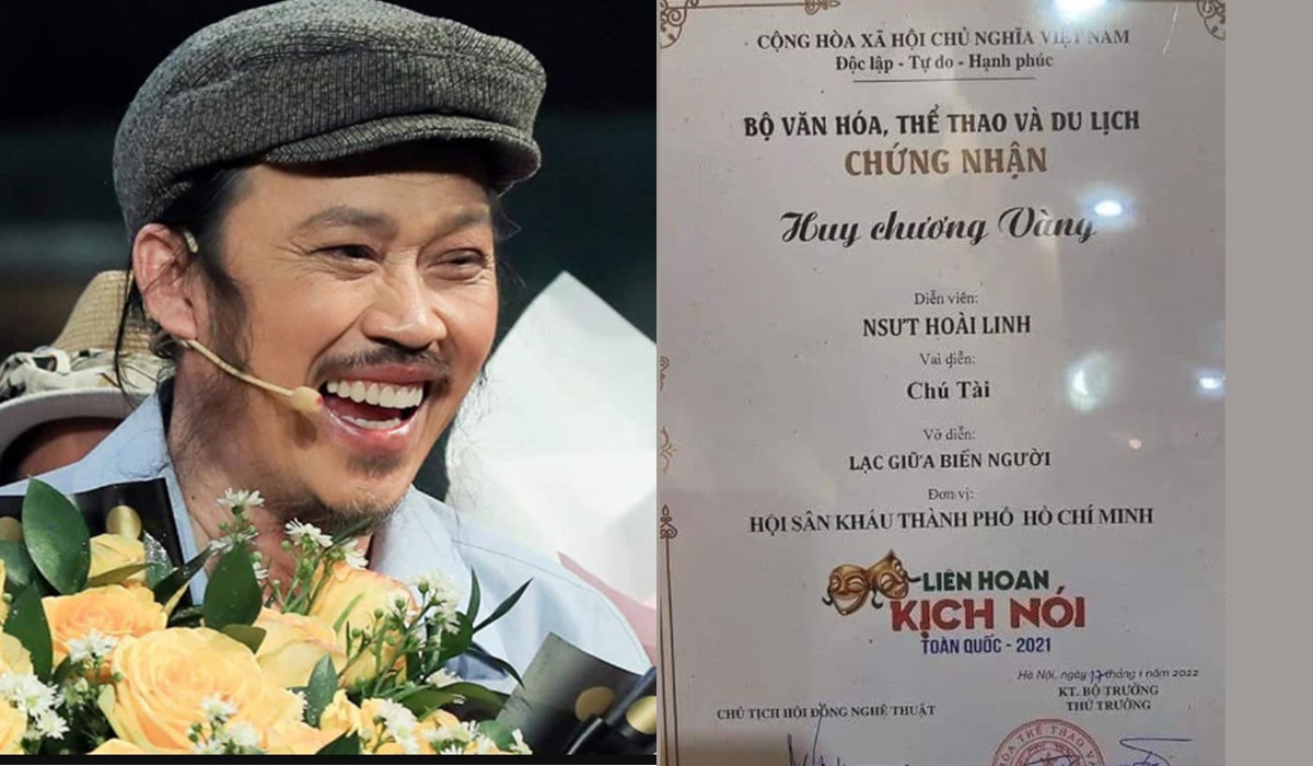 Minh Luân ăn mừng Hoài Linh đạt HCV: 'Chúc mừng bố Bốn!', CĐM mỉa mai khi nhìn cận cảnh bằng khen