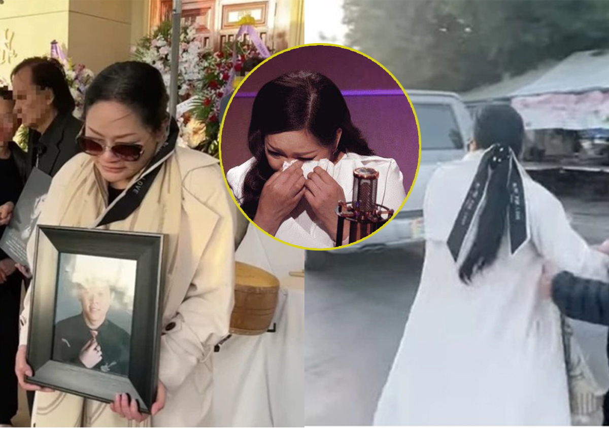 Như Quỳnh khóc nghẹn, chạy theo quan tài trong đám tang em trai, nói 1 câu khiến ai cũng đau xót