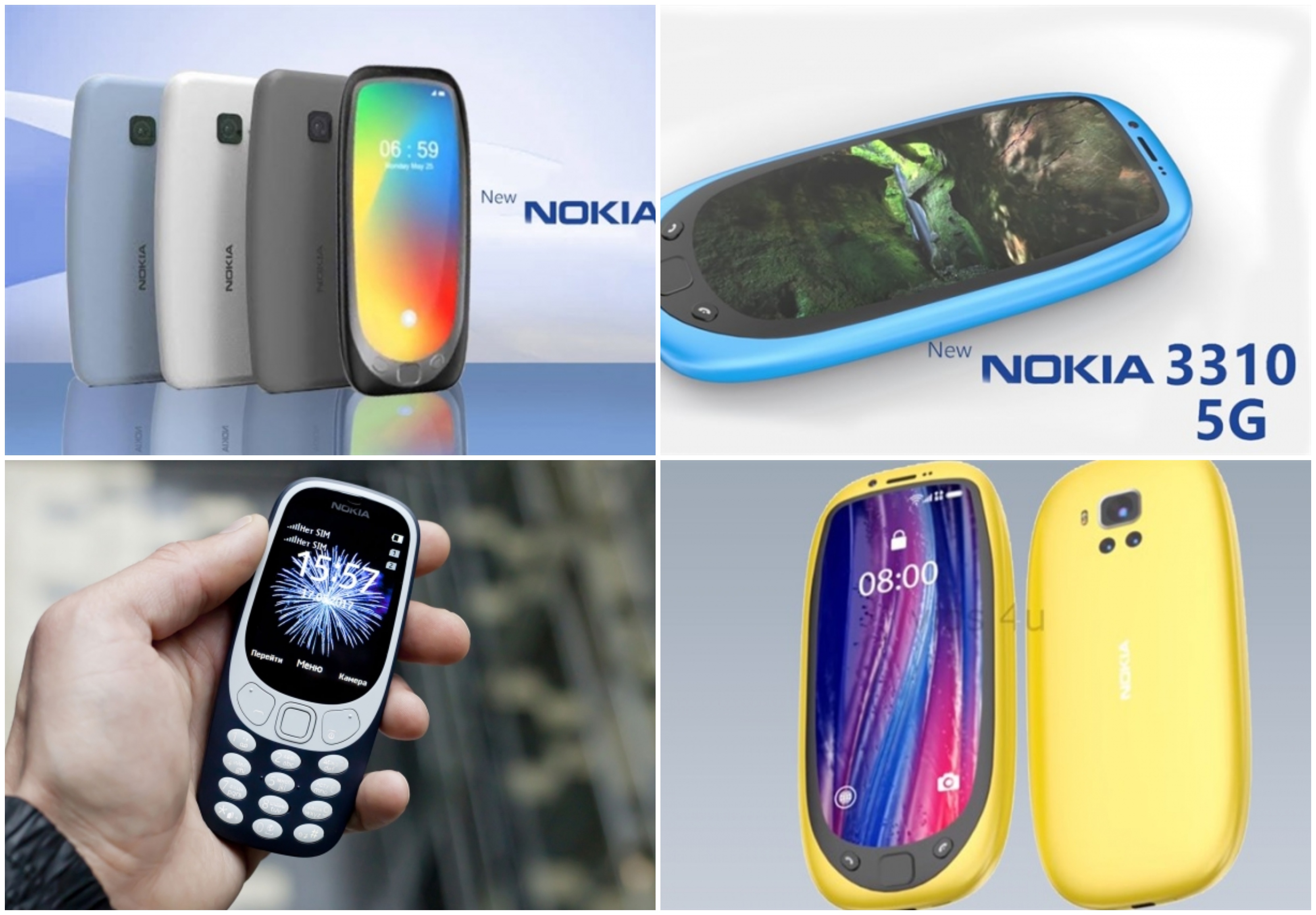 Gục ngã trước Nokia 3310 5G, thiết kế đẹp 'lịm tim', mới lạ, hấp dẫn ...