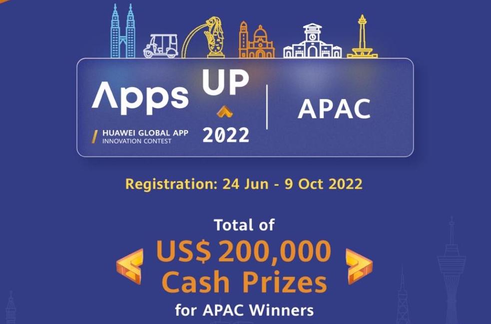Huawei Mobile Services holds Apps UP 2022 contest with a cash prize of $200,000