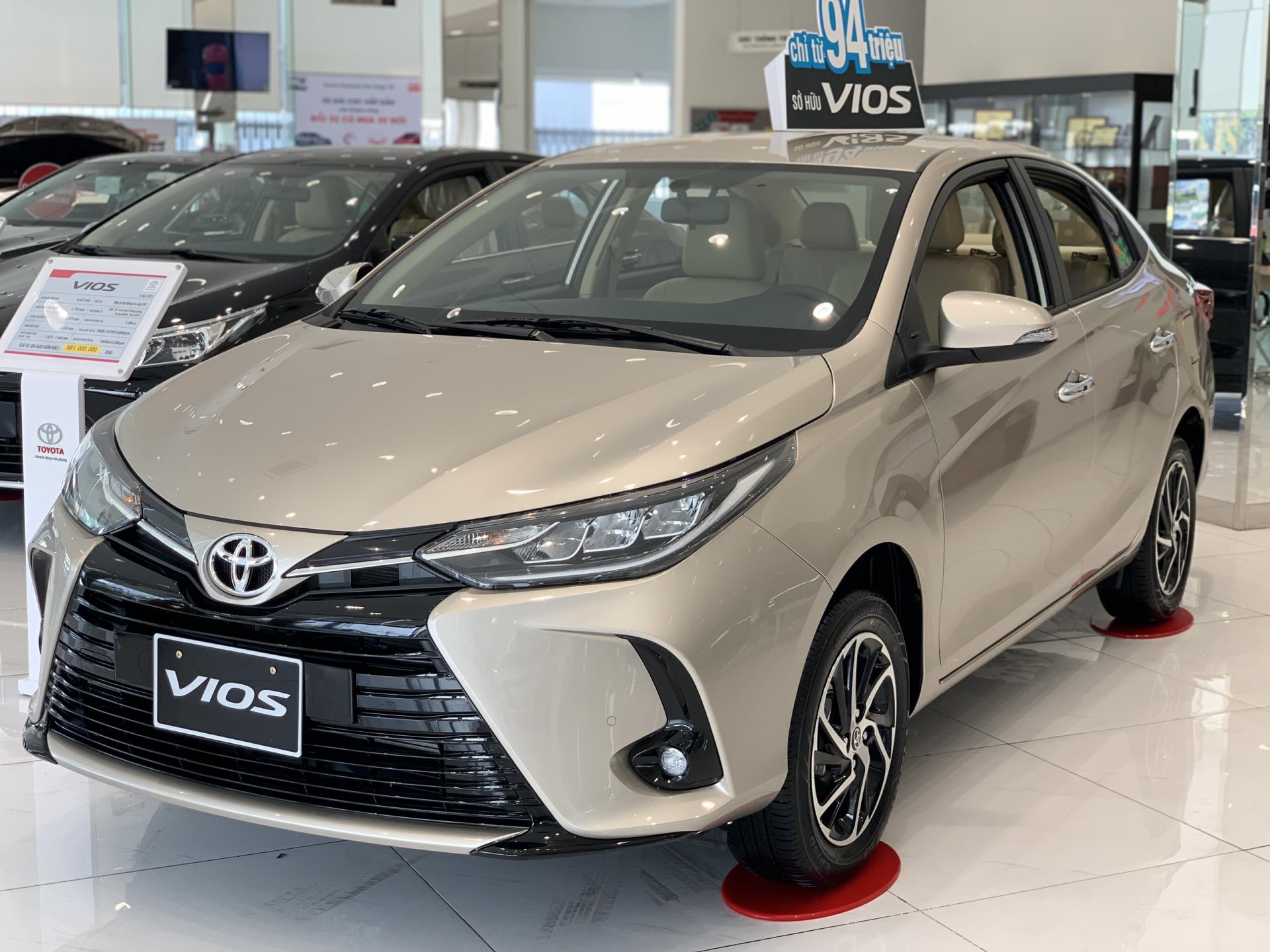 Toyota Vios 2022 giá lăn bánh ưu đãi khuyễn mại tốt tại Hải Dương