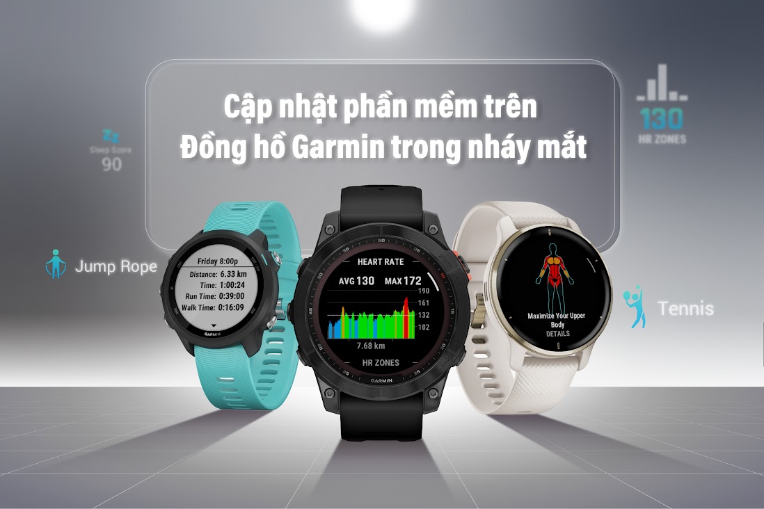 Garmin updates new software, improves health monitoring and user interface