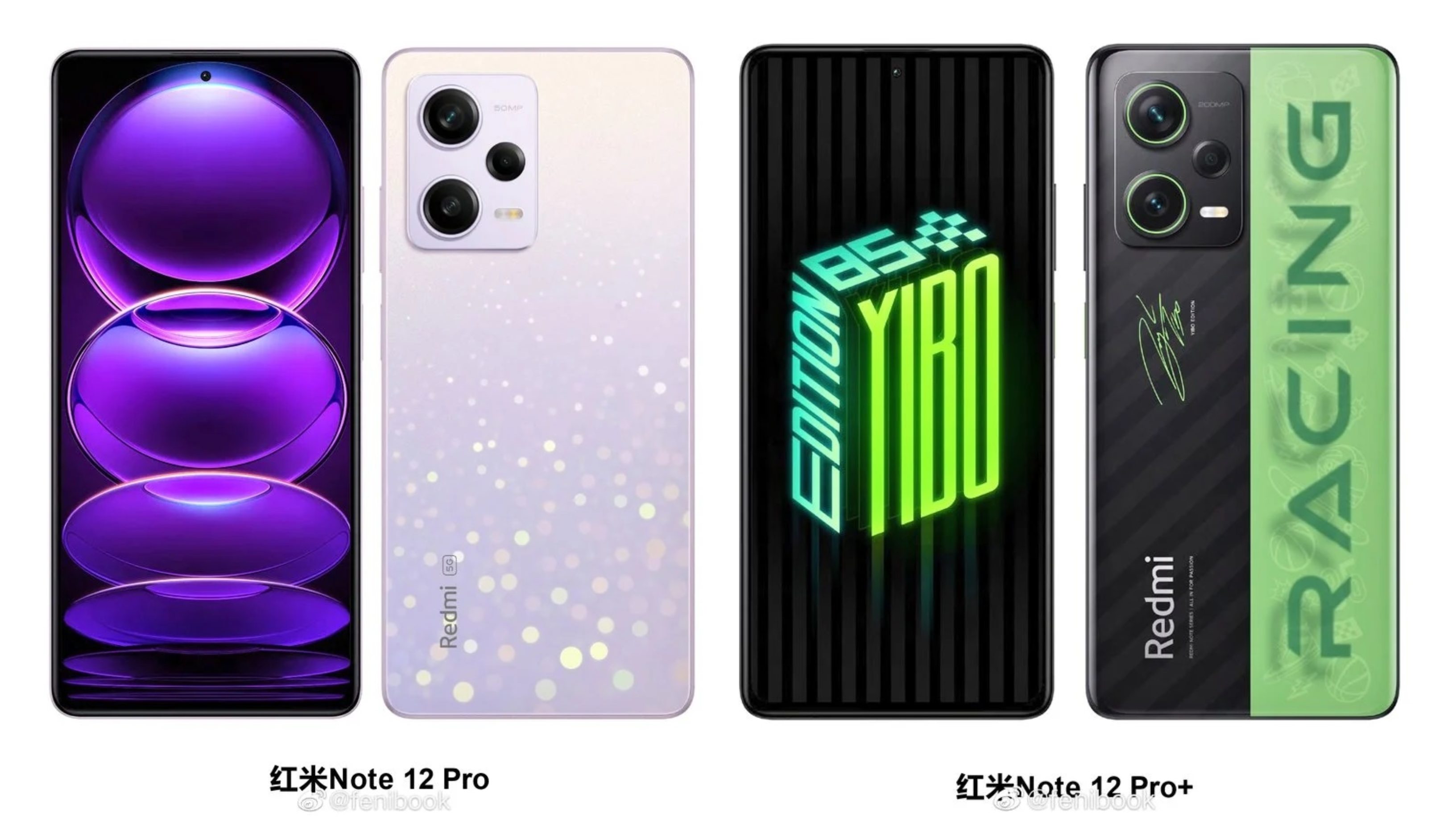 Three Redmi Note 12 Pro suddenly leaked all specifications and designs