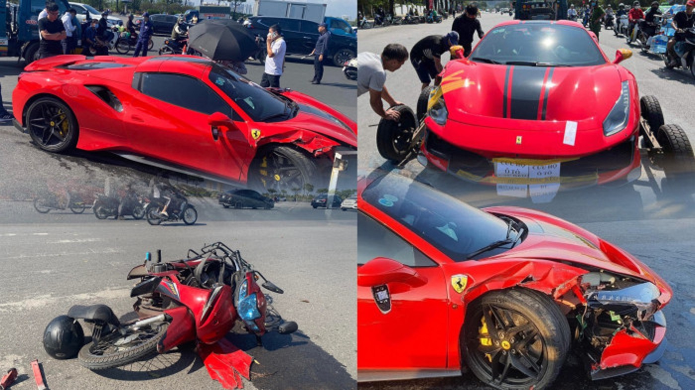 Ferrari 488 driver surrendered, revealing the reason for running away from the scene