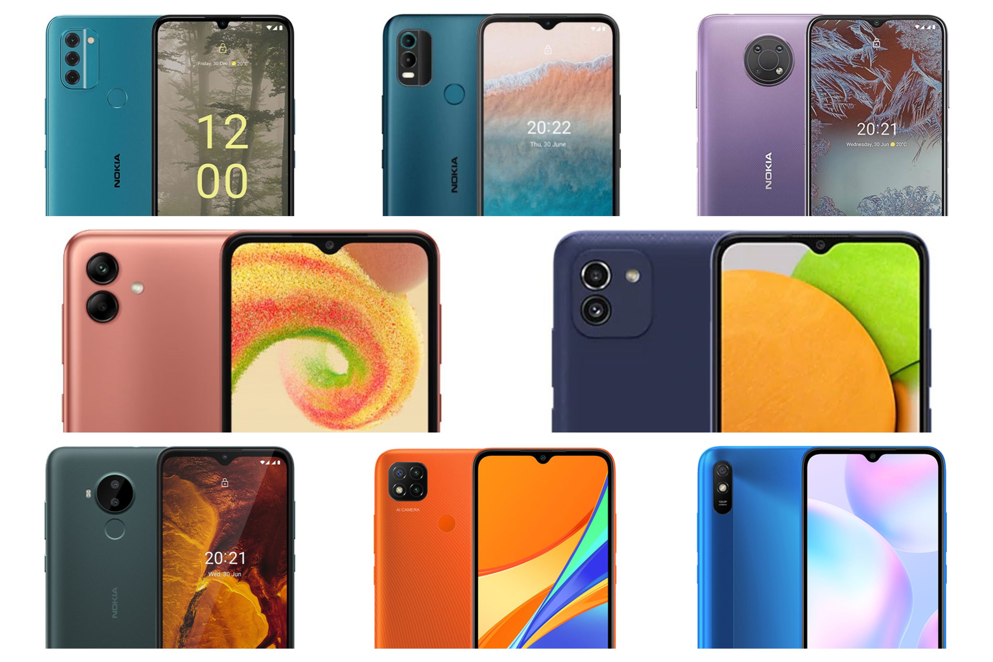 8 outstanding low-cost smartphone models under VND 3 million in November, Nokia, Samsung, Xiaomi compare