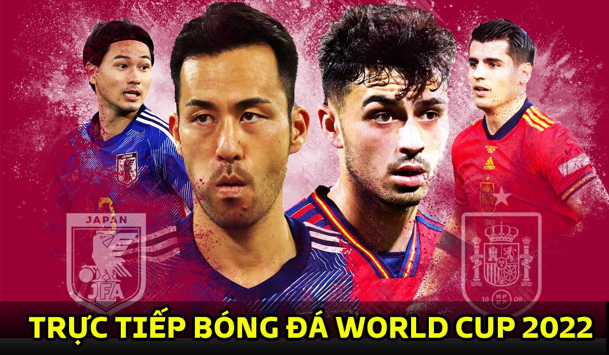 Kết quả bóng đá Nhật Bản 21 Tây Ban Nha, bảng E World Cup 2022 Châu Á
