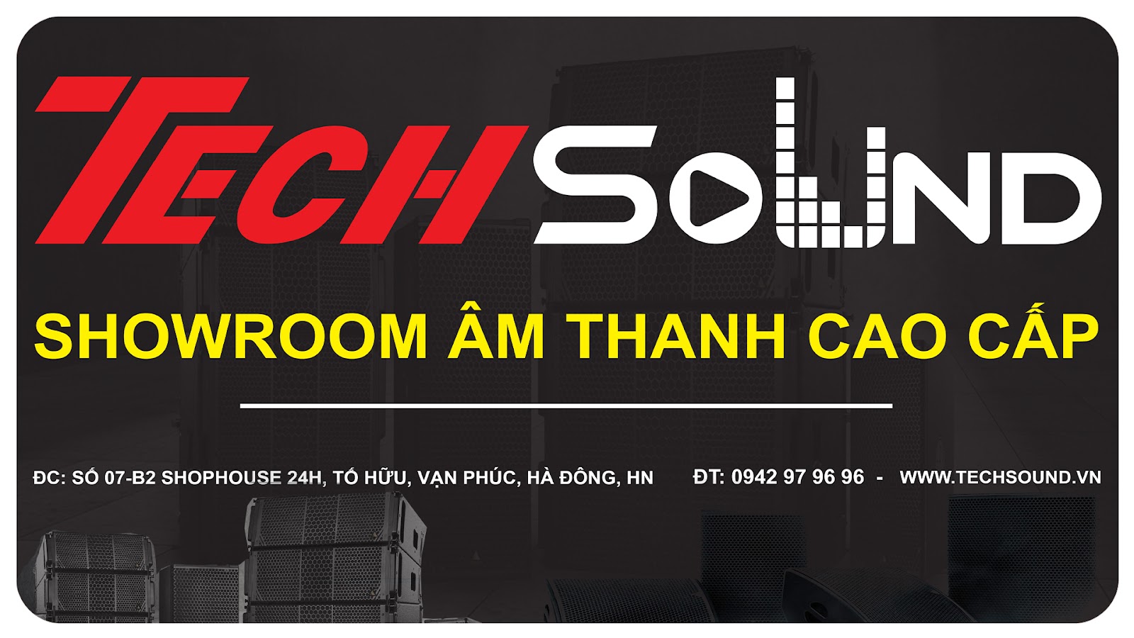 Tech Sound Việt Nam – Cung cấp lắp đặt âm thanh cao cấp uy tín chất lượng
