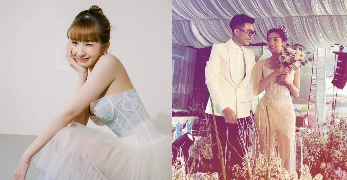 Loạt hình ảnh trong đám cưới 'kín tiếng' của Tiktoker Huyền 2k4 và tình cũ Linh Ngọc Đàm