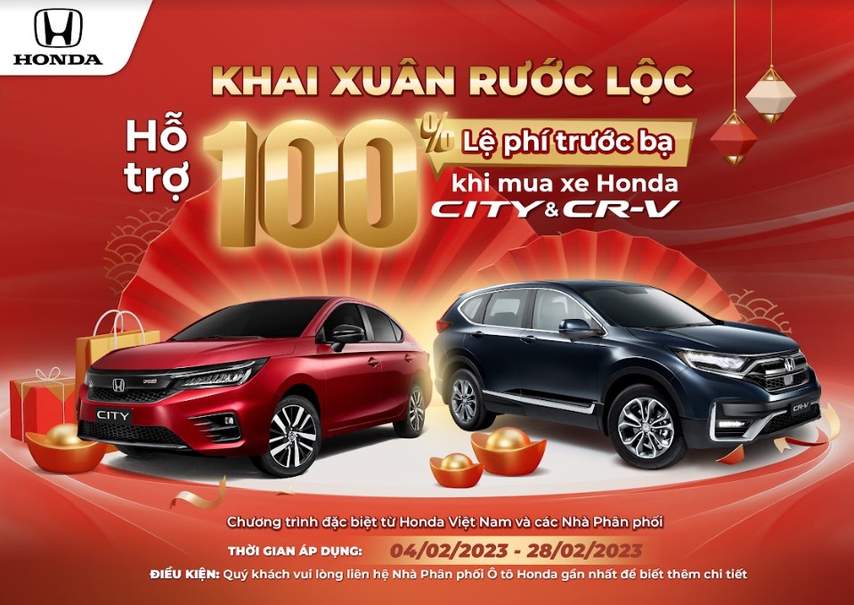 Vietnamese customers go crazy when Honda CR-V and Honda City receive huge offers right after the Lunar New Year