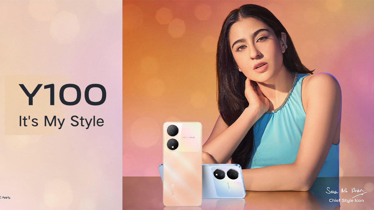 Vivo Y100 reveals design ahead of launch, attracting users with sparkling Rose Gold color