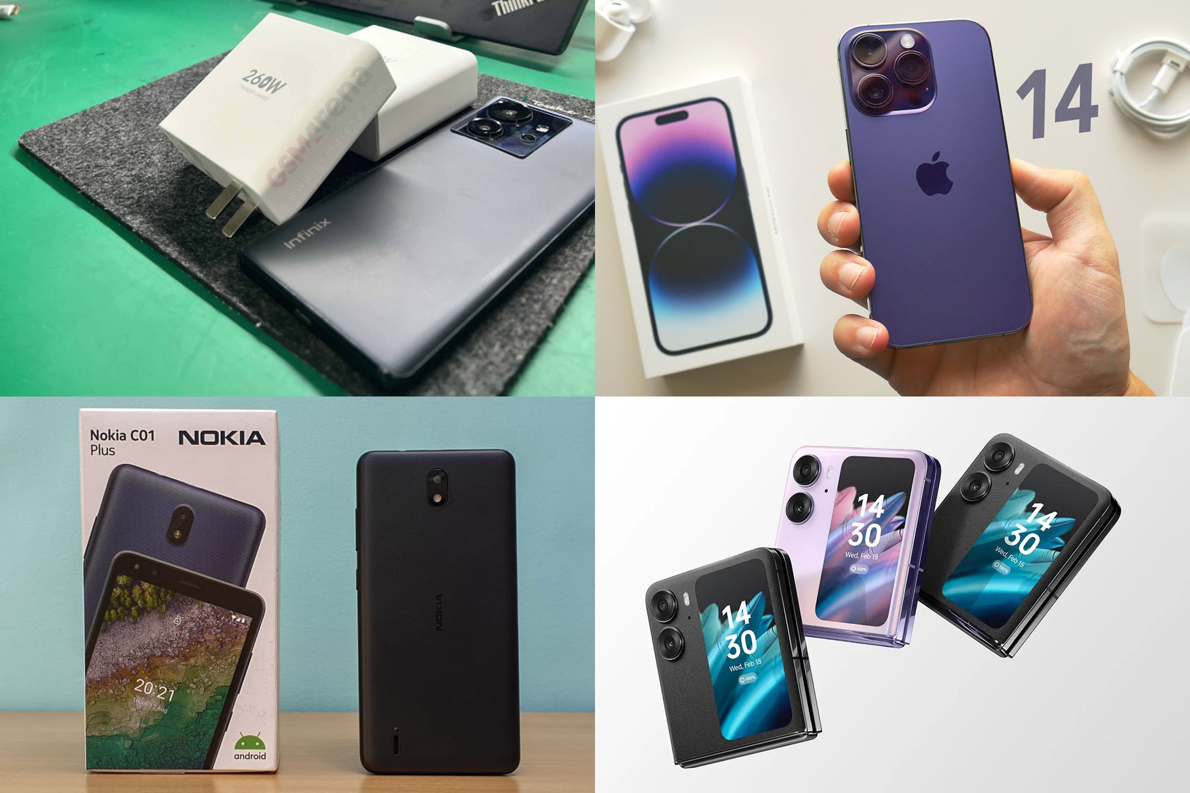 Infinix launches a phone with 260W charging, iPhone 14 Pro Deep Purple attracts customers