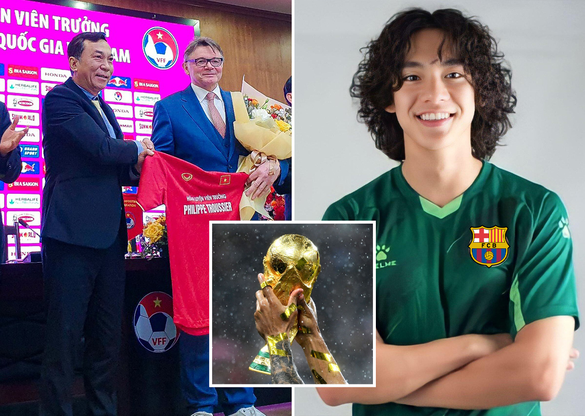 Bóng đá Việt Nam chính thức sở hữu thần đồng Barca, HLV Troussier được