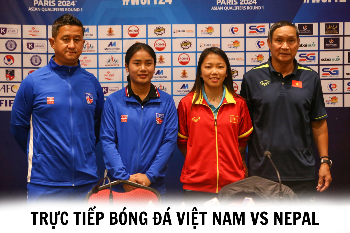 Trực tiếp bóng đá Việt Nam vs Nepal Vòng loại Olympic 2024 Chiến