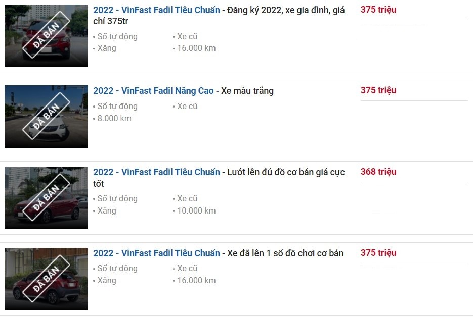 VinFast Fadil 2022 chạy lướt có giá rẻ đến khó tin, nhiều khách Việt xuống tiền không cần suy nghĩ