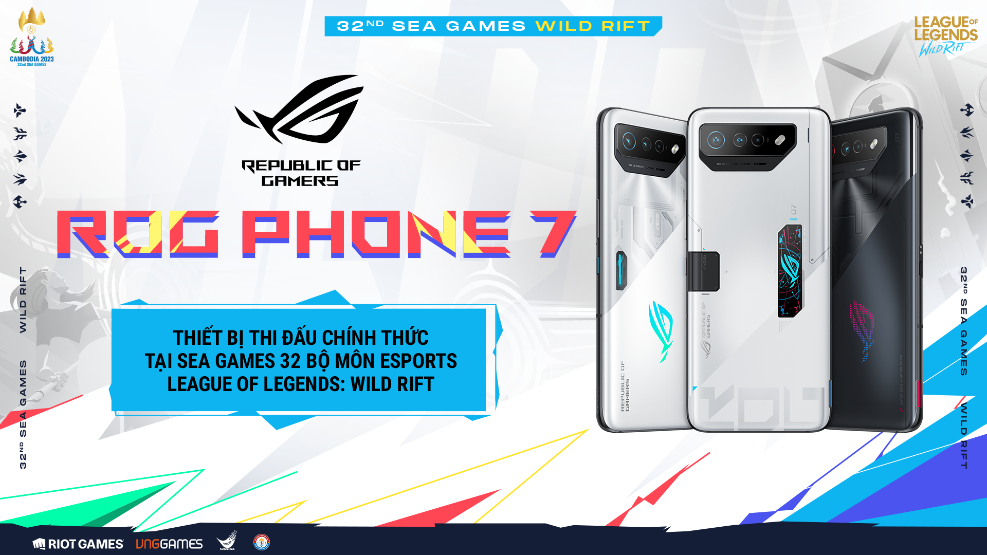 ASUS Republic of Gamers trở thành nhà tài trợ chính thức thiết bị thi đấu cho 32 bộ môn eSports tại SEA Games 2021.