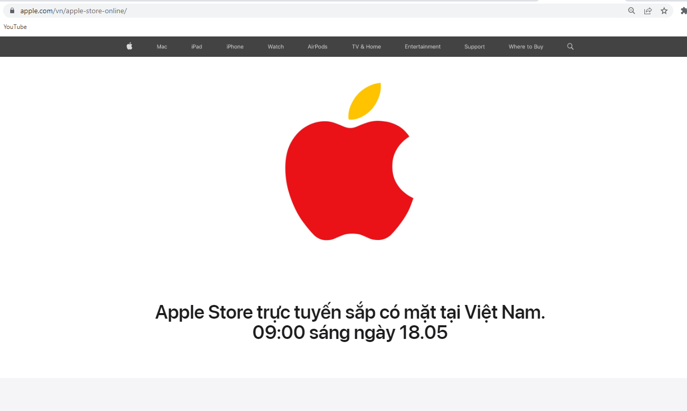 Apple opens a store in Vietnam, opening on May 18, cheap iPhones, iPads, and Macbooks are about to arrive