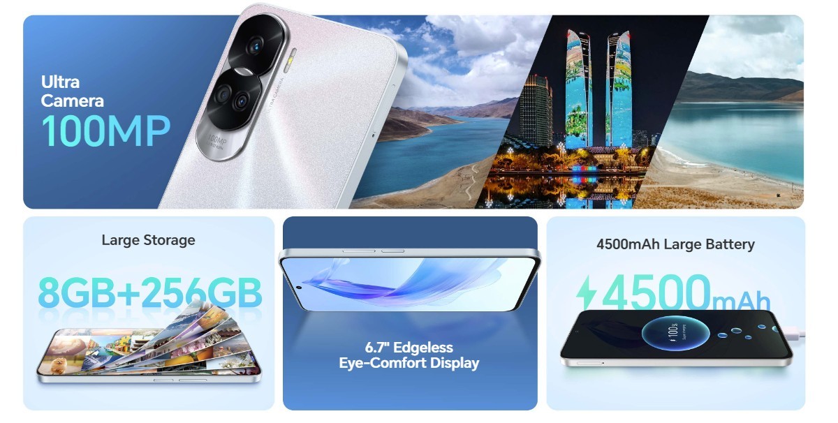 Honor 90 Lite được ra mắt với giá chỉ bằng 1/3 Galaxy S23 Ultra nhưng có trang bị đồng đều và mạnh mẽ không kém