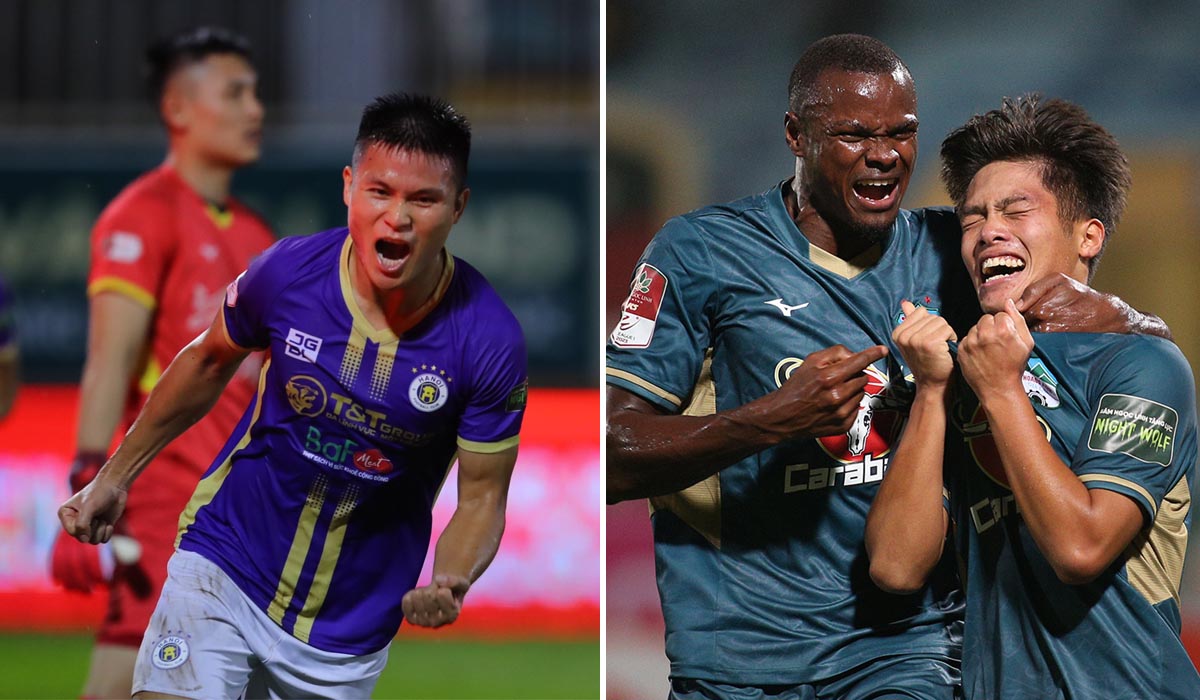 Kết quả bóng đá V.League hôm nay Người thay thế Quang Hải tỏa sáng