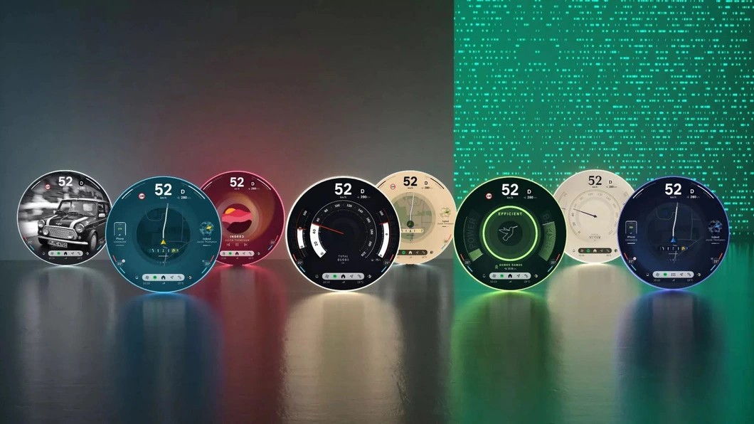 MINI Cooper 2024 hé lộ trang bị nội thất ấn tượng: Màn hình tròn độc đáo, trợ lý ảo AI