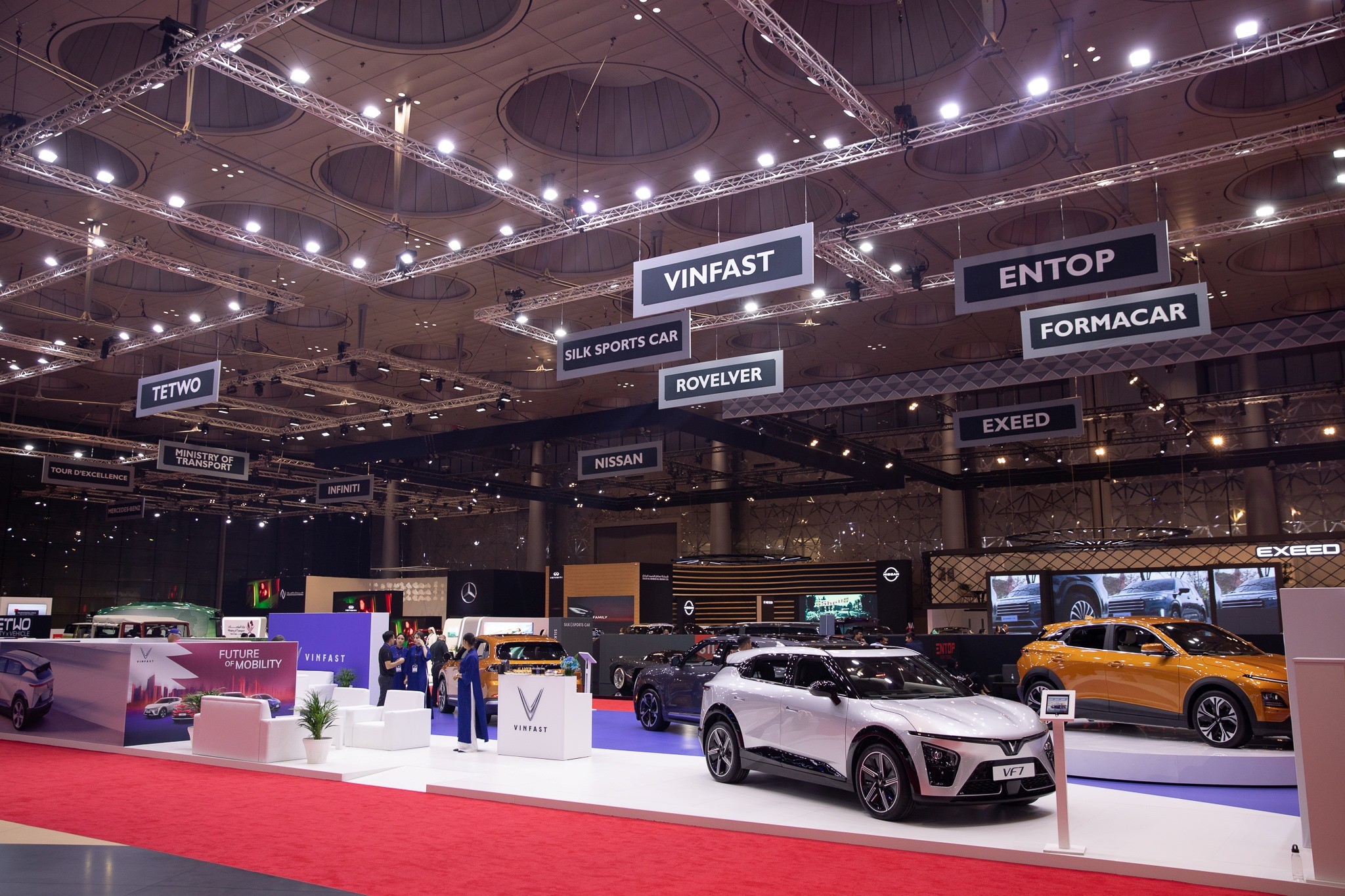 VinFast giới thiệu 4 mẫu ô tô điện tại triển lãm Geneva International Motor Show Qatar 2023 ảnh 1