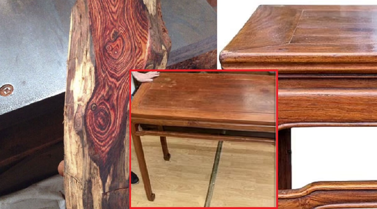 Chiếc bàn cũ kĩ bị vứt xó hóa ra lại là báu vật 400 tuổi làm từ gỗ sưa, được giới sưu tầm cổ vật Á - Âu ra sức truy lùng