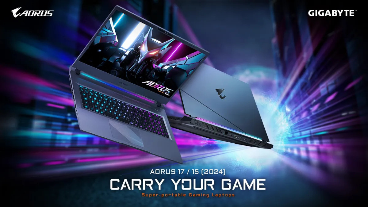 Gigabyte ra mắt bộ đôi laptop gaming Aorus 15 và Aorus 17 với CPU Intel Core Ultra 7