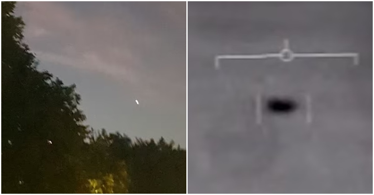 Một người phụ nữ phát hiện vật thể có hình giống đĩa bay trên bầu trời, UFO của người ngoài hành tinh ghé thăm?