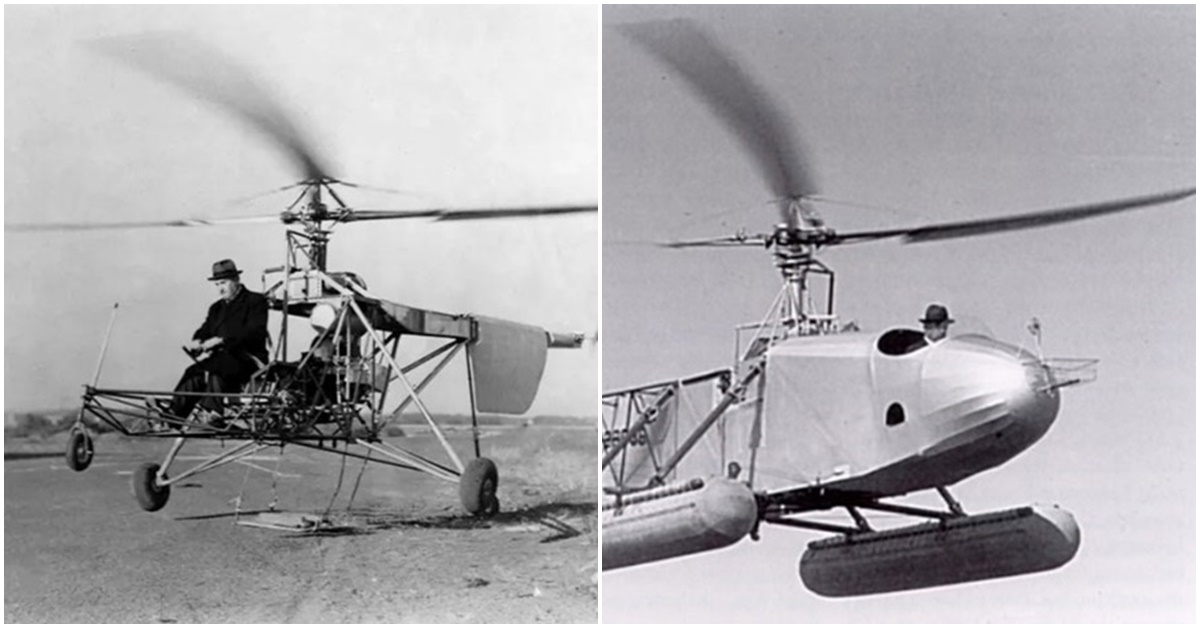 Bất ngờ trước cấu tạo của chiếc trực thăng đầu tiên trên thế giới, từng lập kỉ lục về thời gian bay