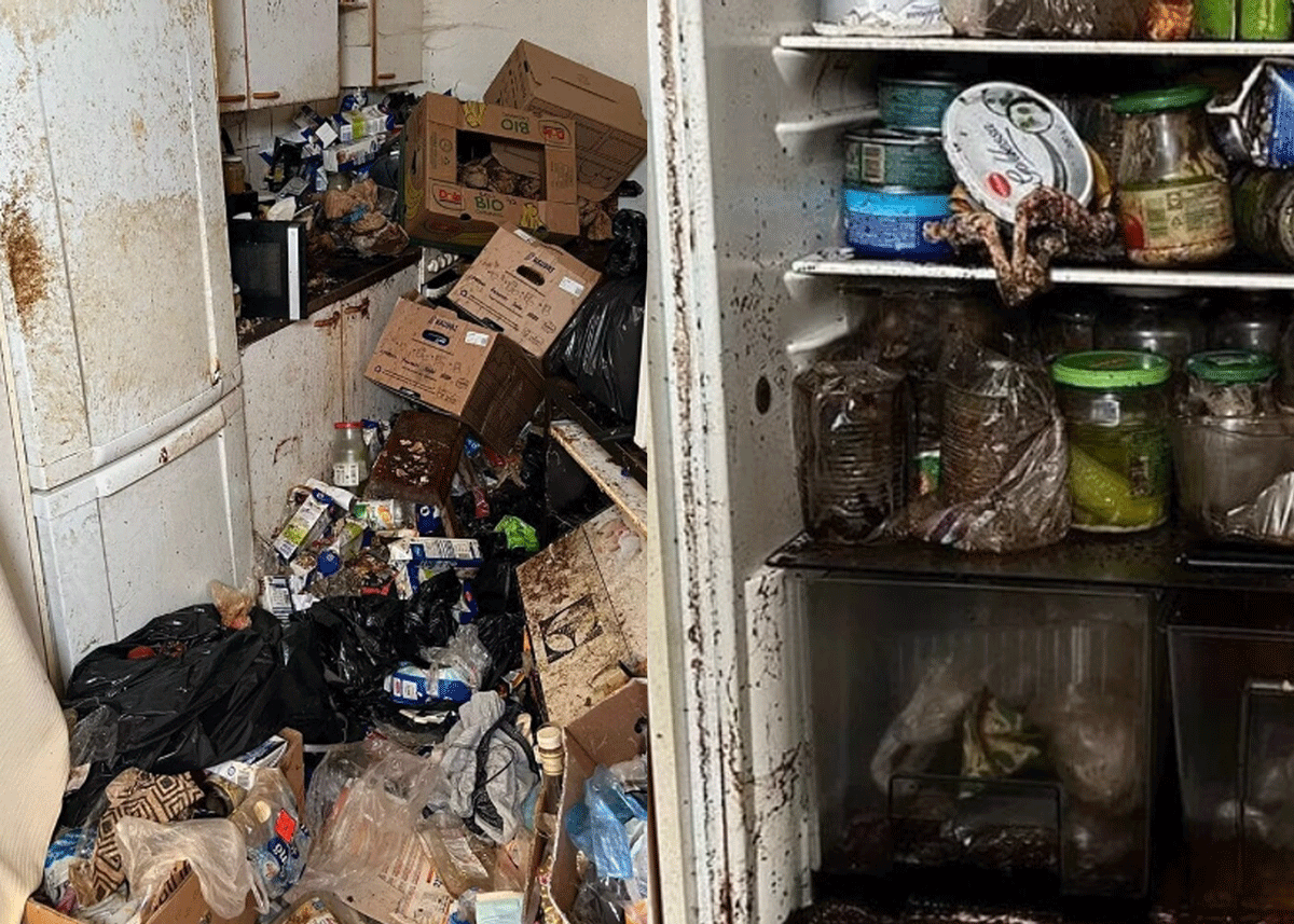 Ngôi nhà ngập rác của 2 mẹ con, kinh hãi nhất là tủ lạnh chứa thực phẩm thối rữa tích trữ suốt 4 năm