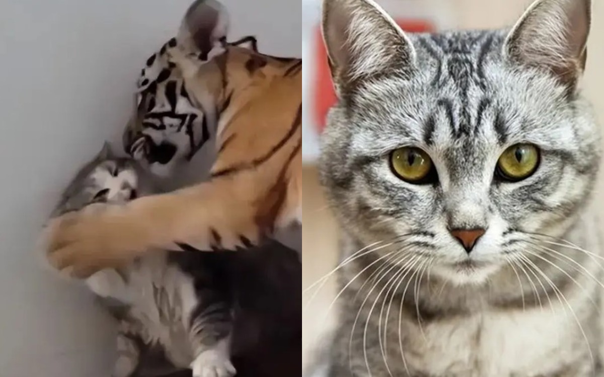 Có chung họ, điều gì sẽ xảy ra nếu một con hổ nhìn thấy một con mèo?