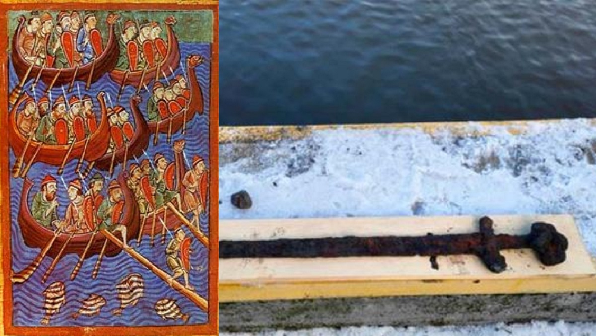 Trục vớt thanh kiếm cổ hơn 1.000 năm tuổi tại sông ở Ba Lan, liệu có liên quan đến người Viking?