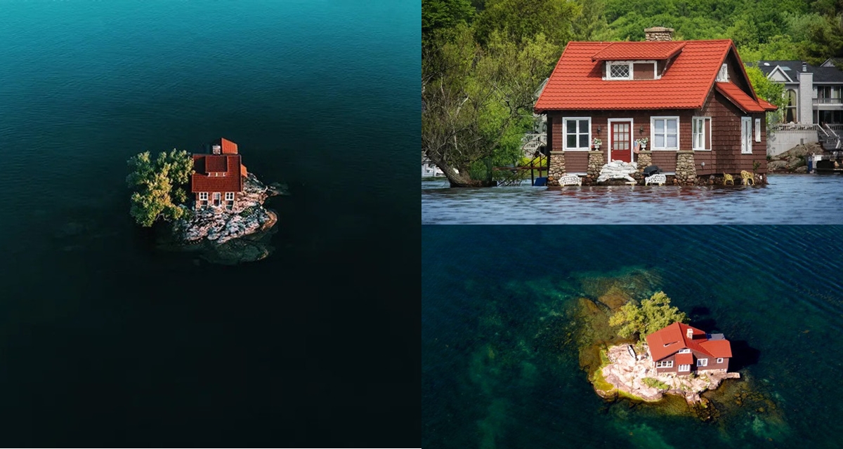 Hòn đảo có sự sống nhỏ nhất Trái đất: Chỉ có 1 ngôi nhà, 1 cái cây, tài phiệt mua xong mới hối hận
